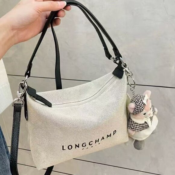 Longqi classic canvas bag under the armpit - Picture 4 of 7